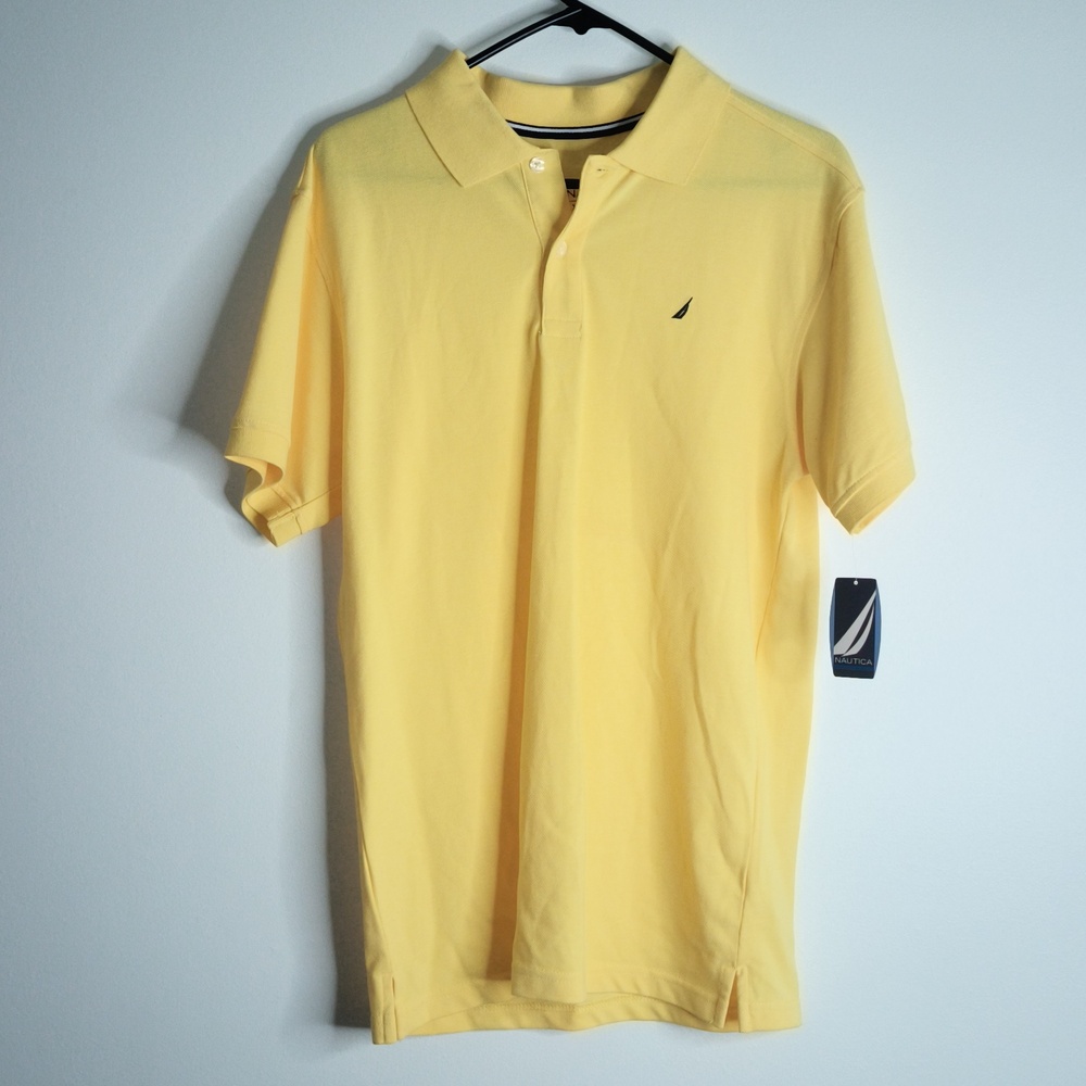 Boys Yellow Nautica Polo